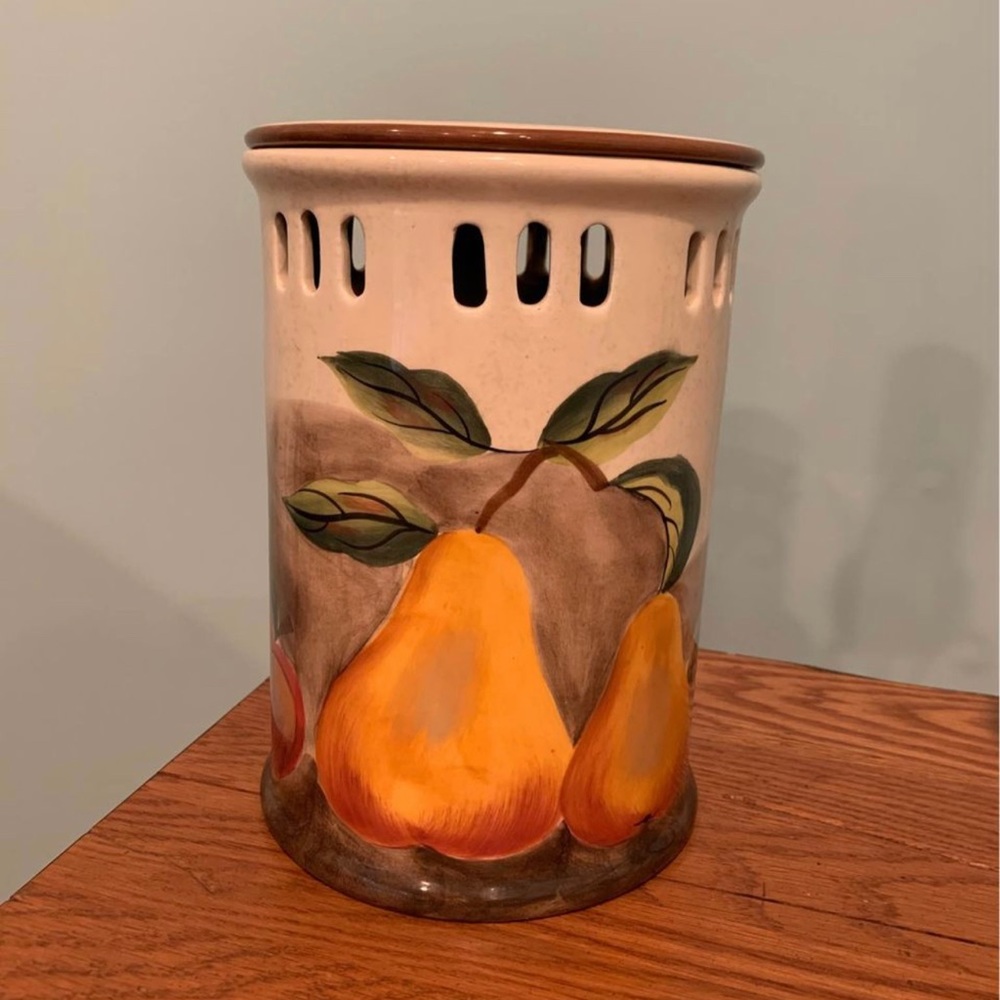 Yankee Candle holder and Pitcher -used as a set
